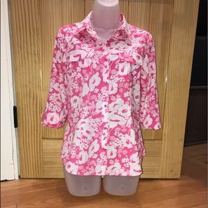 Vintage Izod Pink Blouse